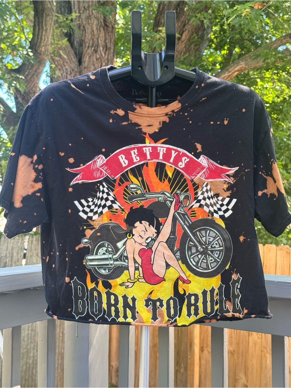 Betty Boop Size Large Crop Top